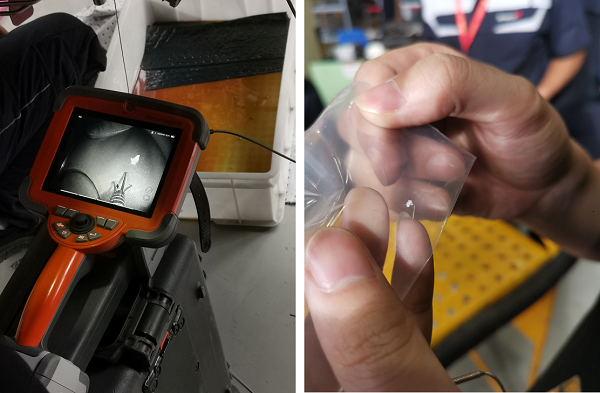 韋林工業內窺鏡孔探檢測抓取異物